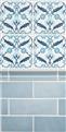 Topkapi Blue 150x150 mm